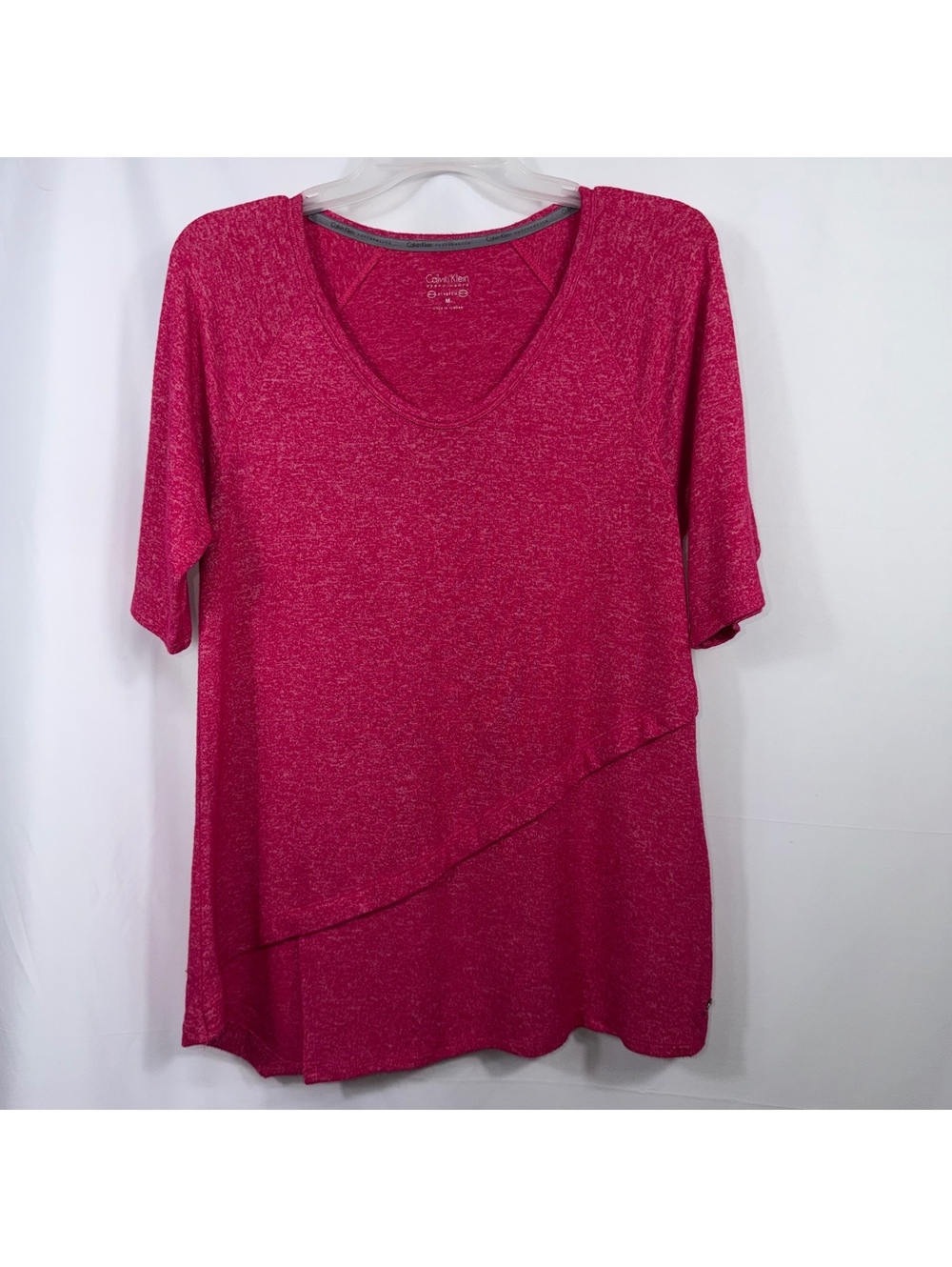 Calvin Klein Performance M Pink Asymmetrical Active Top